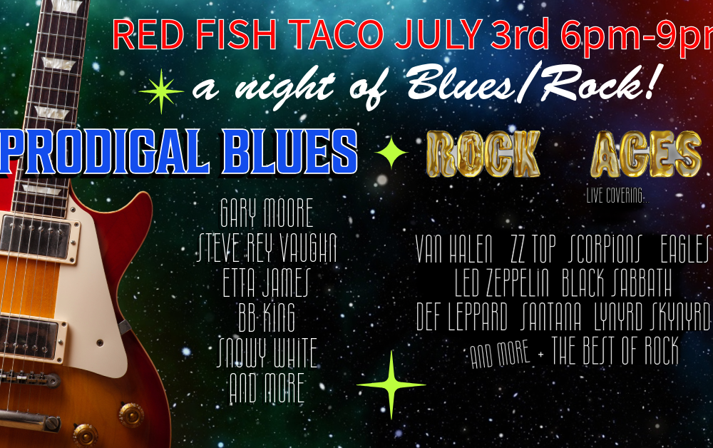 Red Fish Taco Blues and Rock Music